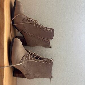 Journee Collection Women's Brown Lace-Up Boots